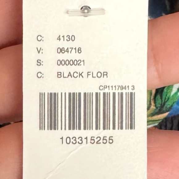 Anthropologie Black Strapless Maxi Dress with Pink, Purple & Yellow Floral Print - Picture 11 of 11